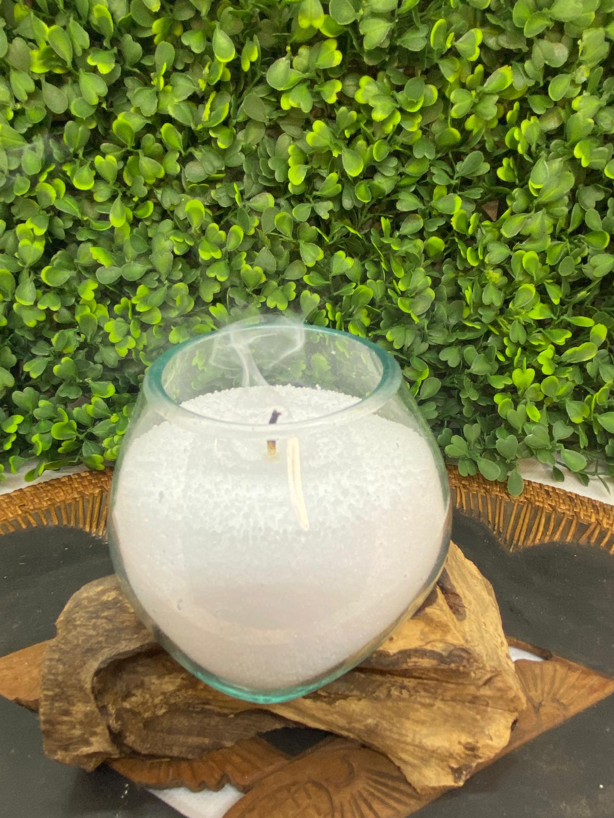 Sachet bougie perlée (Blanc) 450g ⚪️ + 10 mèches inclus