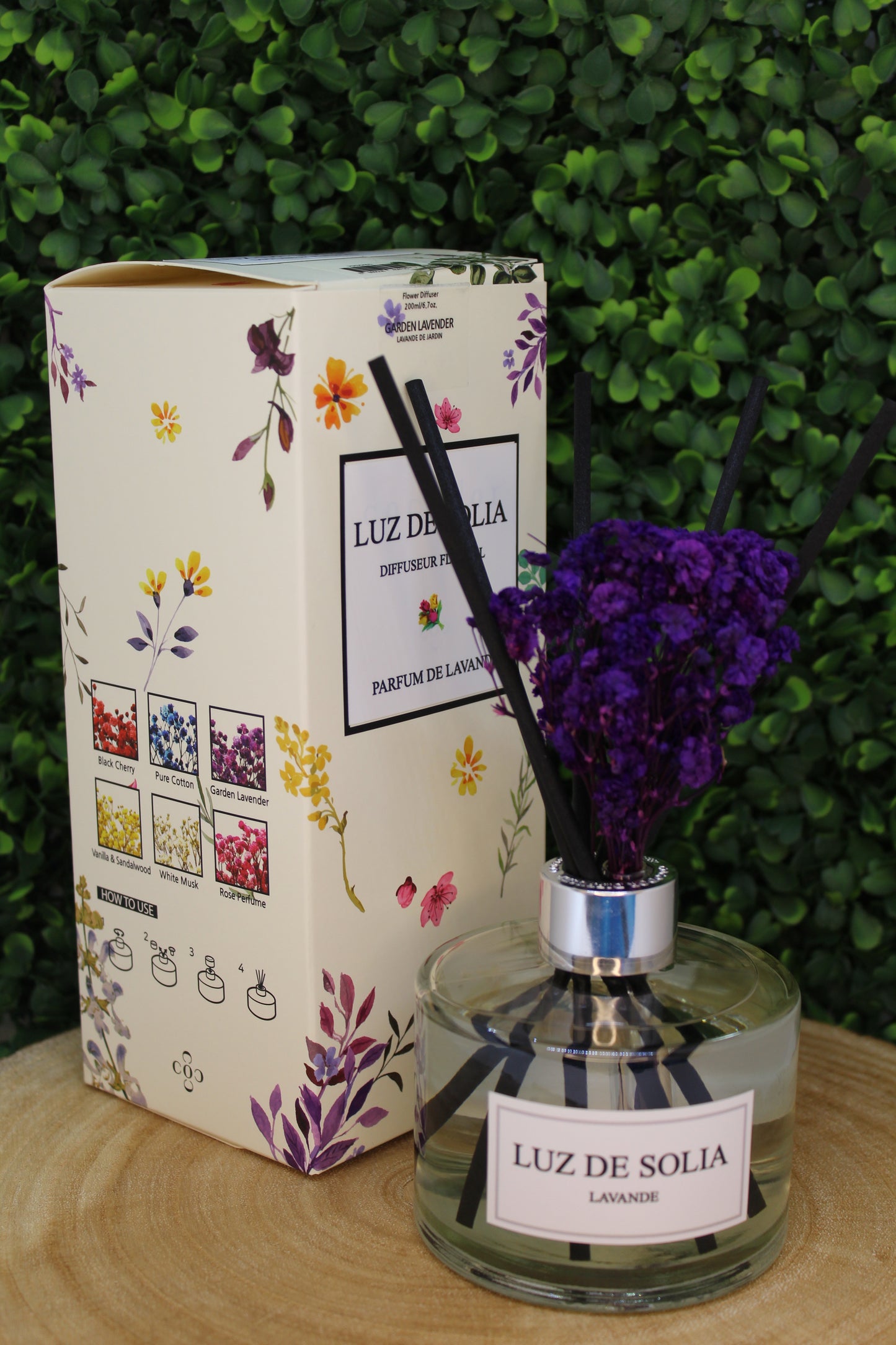 Diffuseur de Fleurs Luz De Solia 200ml Parfum de Lavande