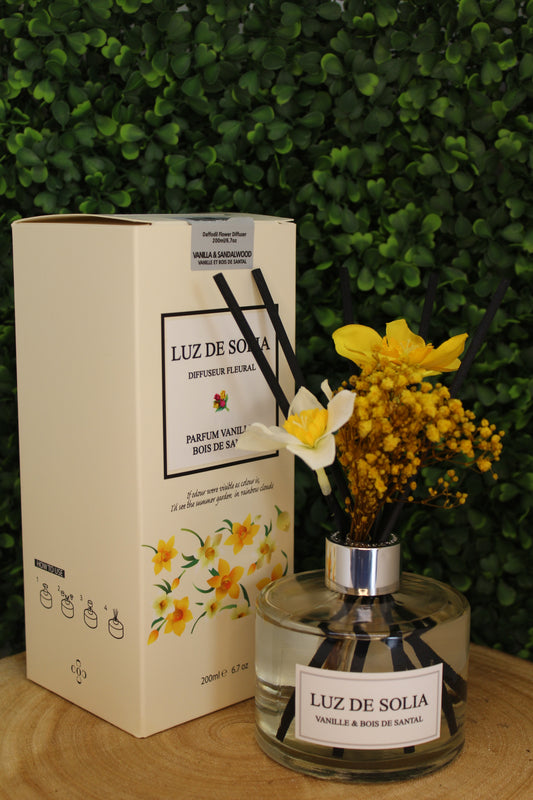 Diffuseur Luz De Solia Jonquille Vanille & Bois de Santal 200ml