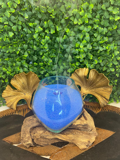 Sachet bougie perlée (Bleu) 450g 🔵 + 10 mèches inclus