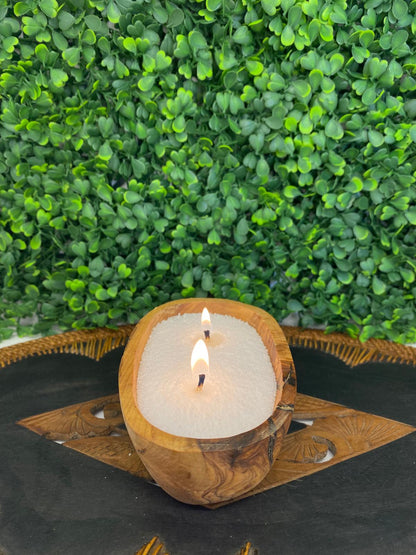 Contenant en bois d'olivier 100% naturel - Luz De Solia