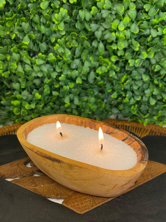 Contenant en bois d'olivier 100% naturel - Luz De Solia